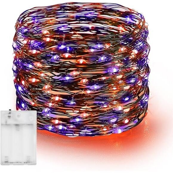 Fairy String Lights, 20FT 60 LED Copper Wire Battery Operated Waterproof Lights - Picture 8 of 8